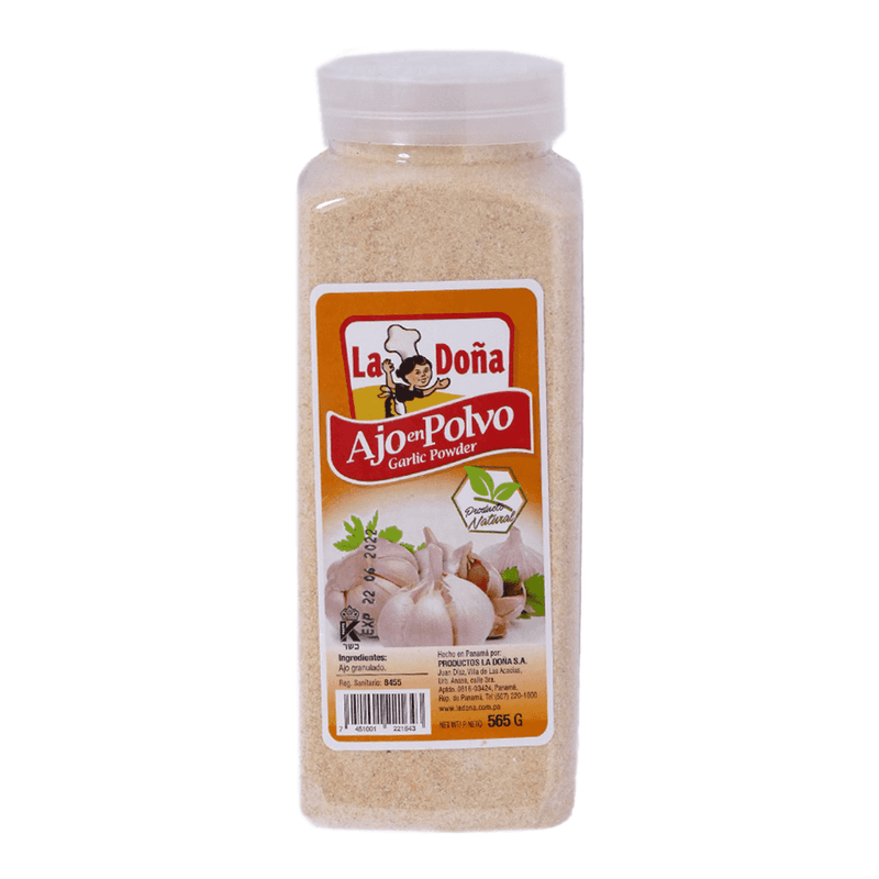 AJO MOLIDO FRASCO GRANDE LA DOÑA 565GR