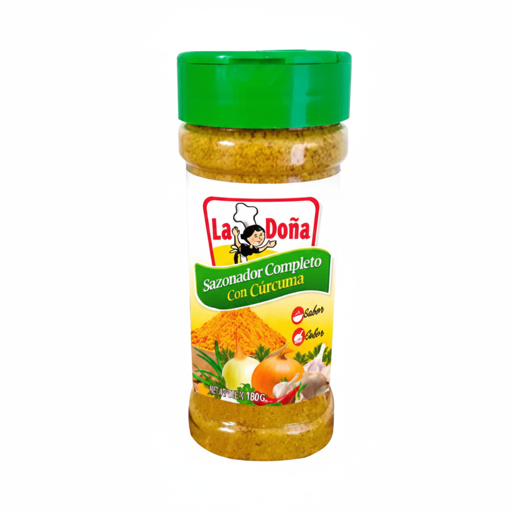 SAZONADOR COMPLETO CURCUMA LA DOÑA 180GR