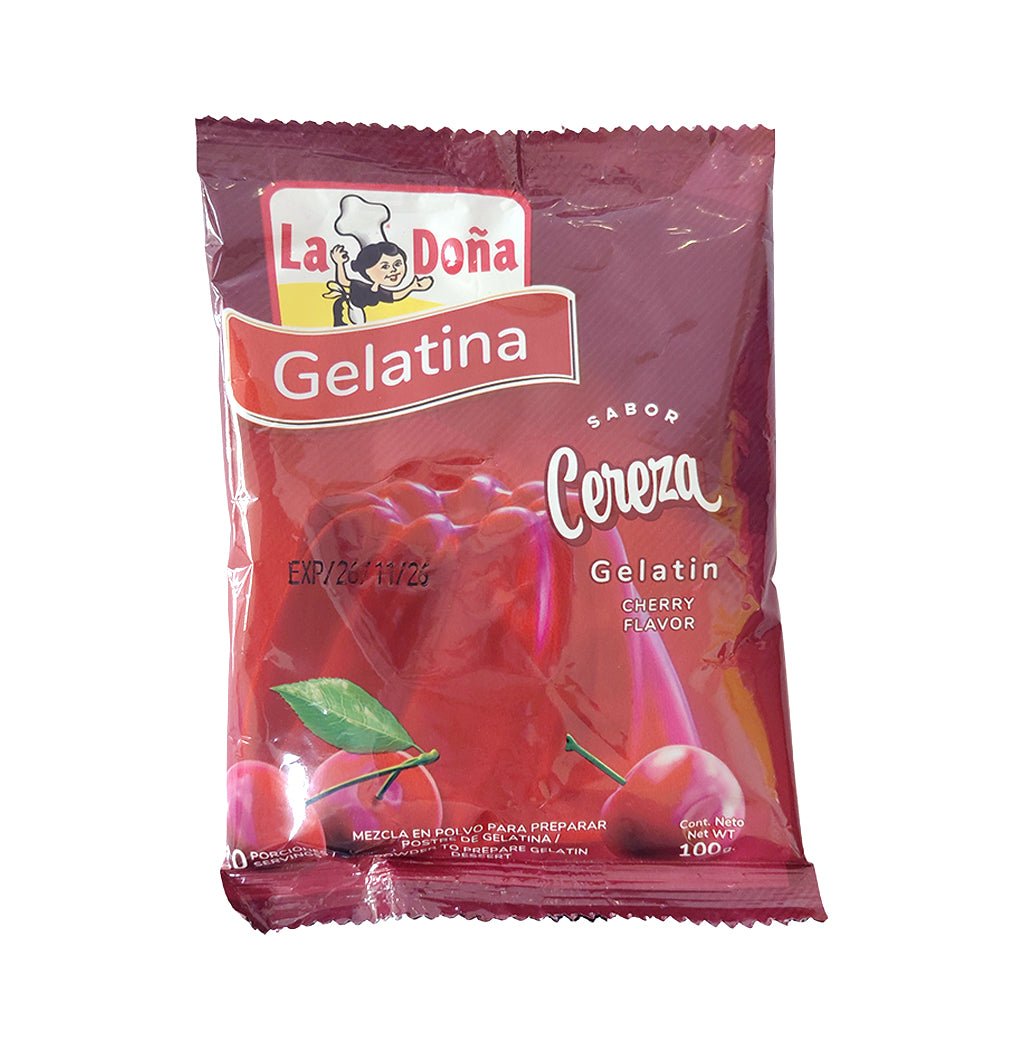 GELATINA DE CEREZA LA DOÑA 100GR