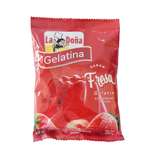 GELATINA DE FRESA LA DOÑA 100GR