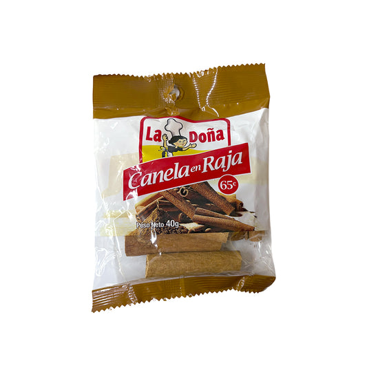 CANELA RAJAS DOCENA LA DOÑA 40GR