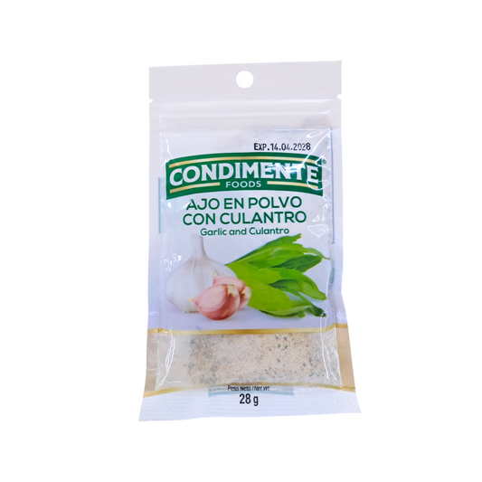 AJO EN POLVO CON CULANTRO CONDIMENTE 28GR
