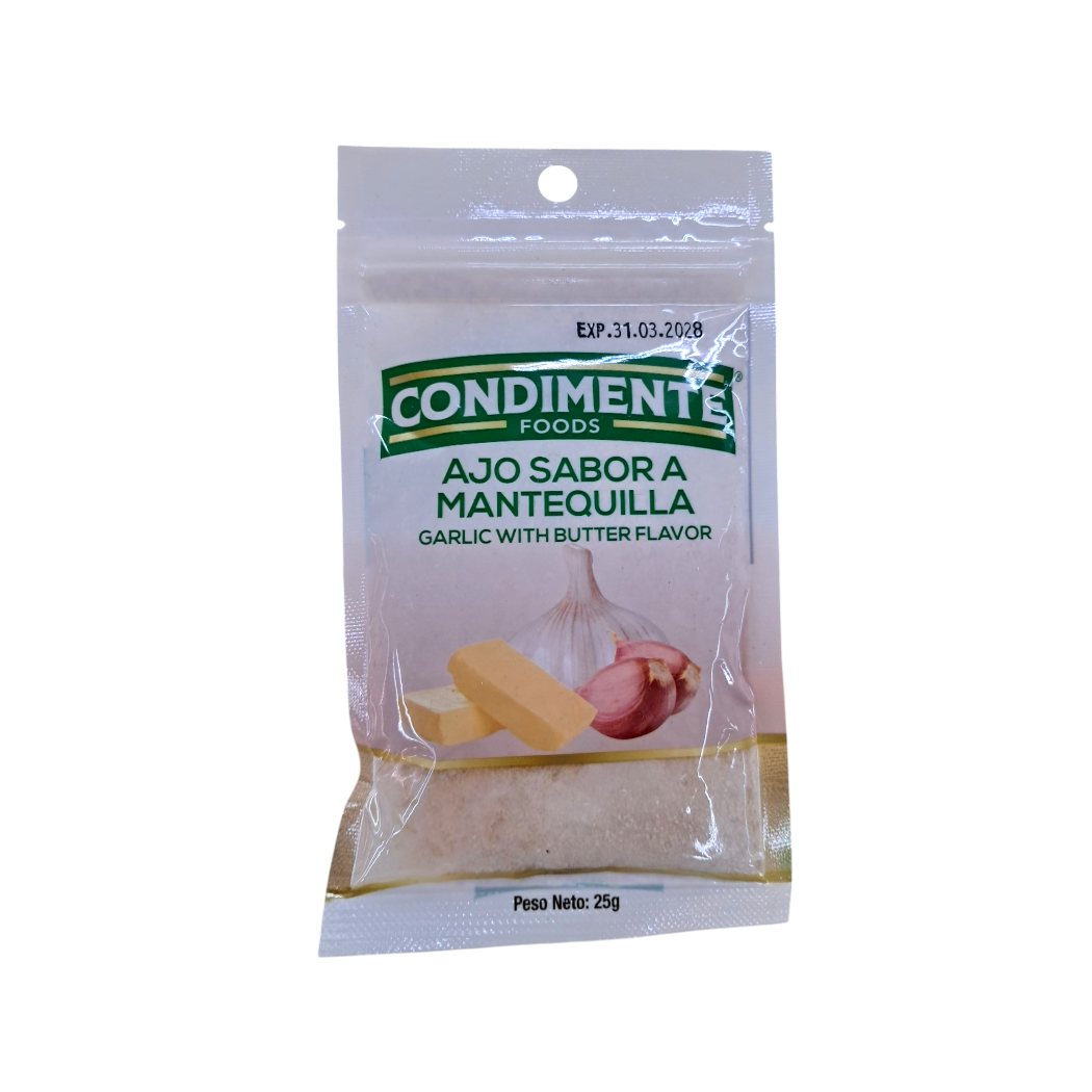 AJO SABOR MANTEQUILLA CONDIMENTE 25GR