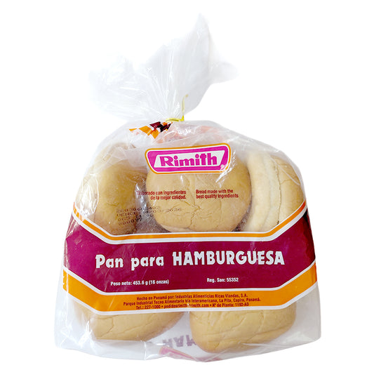 PAN HAMBURGUESA RIMITH 8U