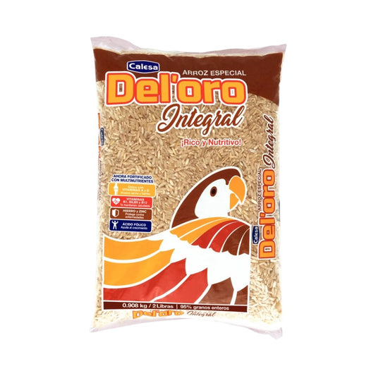 ARROZ INTEGRAL DELORO 2LB