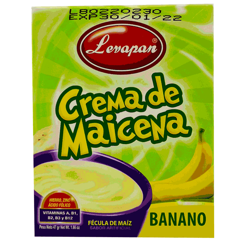 CREMA DE MAICENA BANANO LEVAPAN 47GR