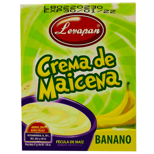 CREMA DE MAICENA BANANO LEVAPAN 47GR