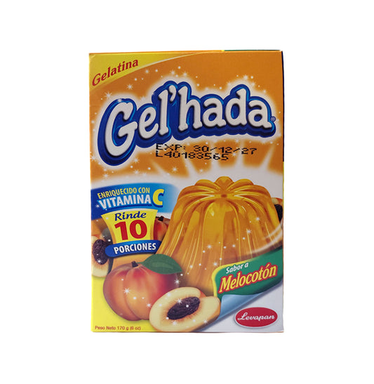 GELATINA DE MELOCOTON GEL HADA 6OZ