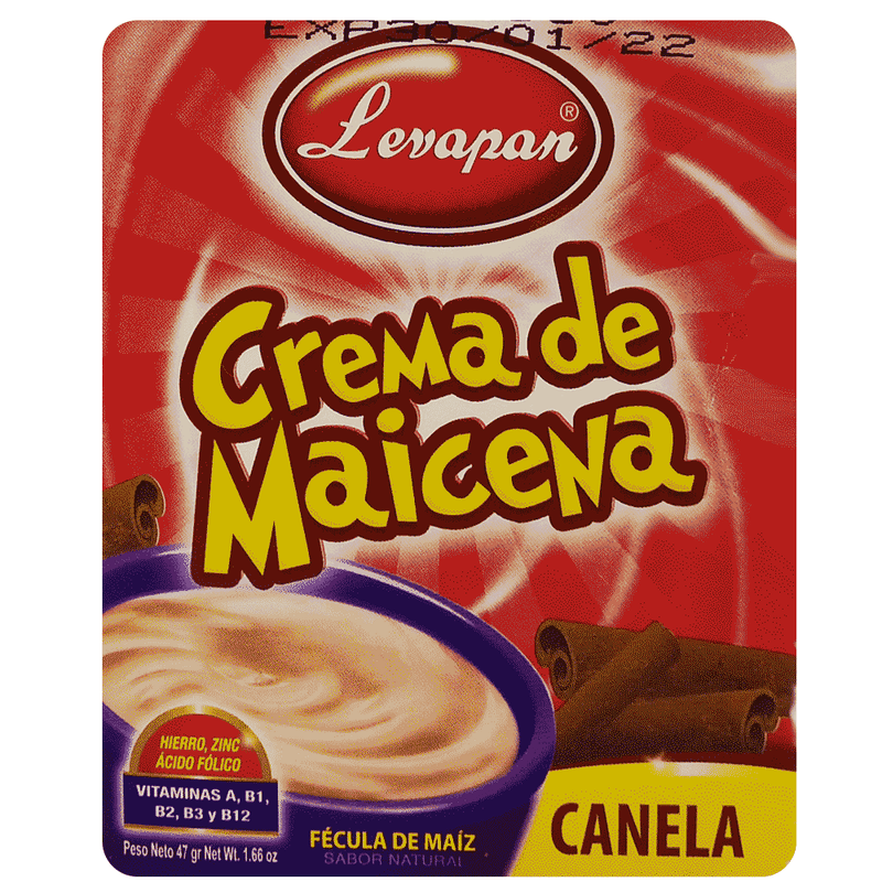 CREMA DE MAICENA CANELA LEVAPAN 47GR
