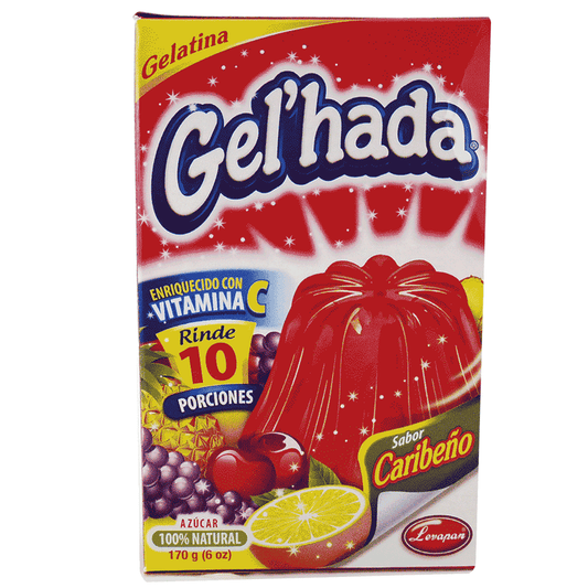 GELATINA CARIBEÑA GEL HADA 6OZ