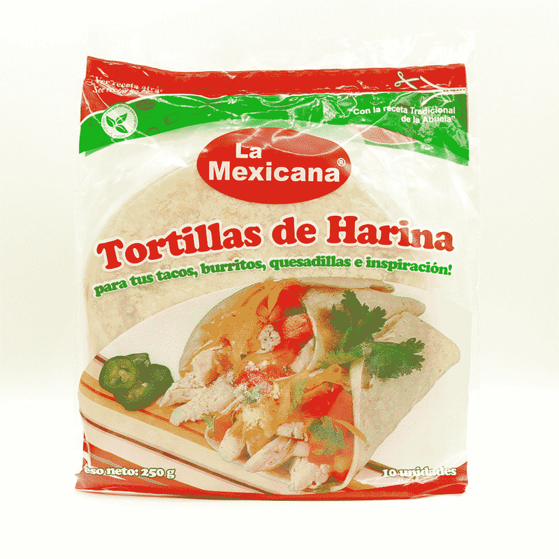 TORTILLAS DE HARINA DE TRIGO 10U
