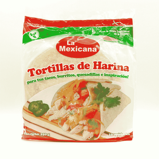TORTILLAS DE HARINA DE TRIGO 10U
