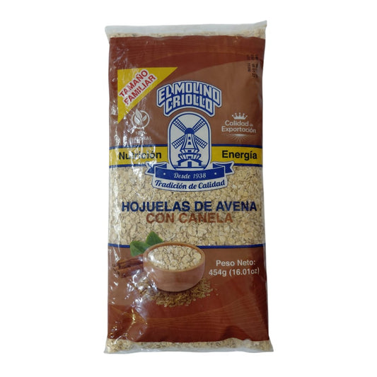 AVENA HOJUELA CON CANELA  454GR