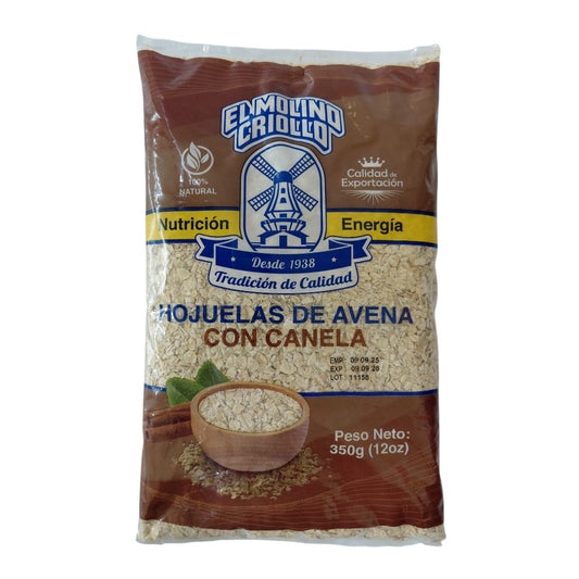 AVENA HOJUELA  CON CANELA  350GR