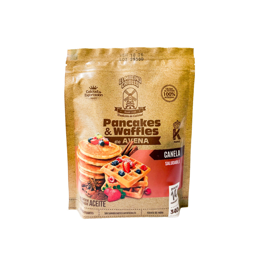 PANCAKE DE AVENA/CANELA MOLINO CRIOLLO 340GR