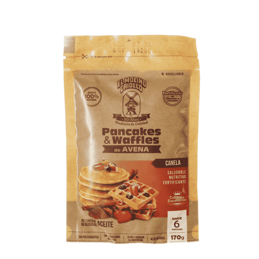 PANCAKE DE AVENA CANELA MOLINO CRIOLLO 170GR