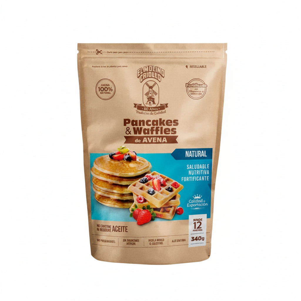 PANCAKE DE AVENA MOLINO CRIOLLO 340GR