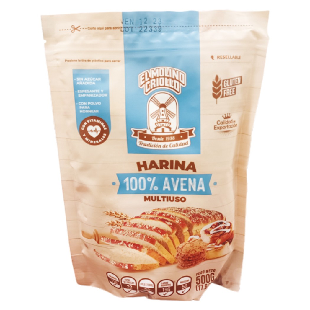 HARINA MULTIUSO AVENA MCRIOLLO 500GR