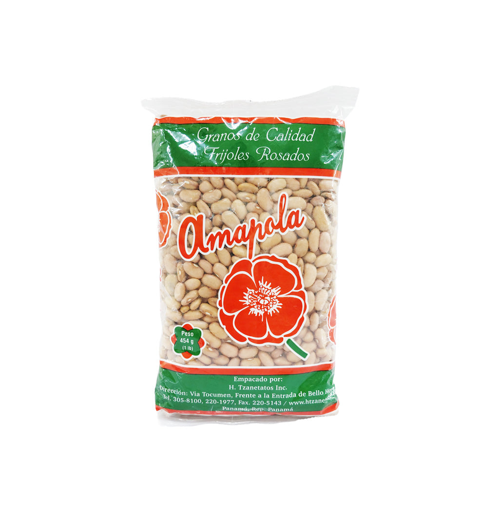 FRIJOLES ROSADO AMAPOLA 1LB