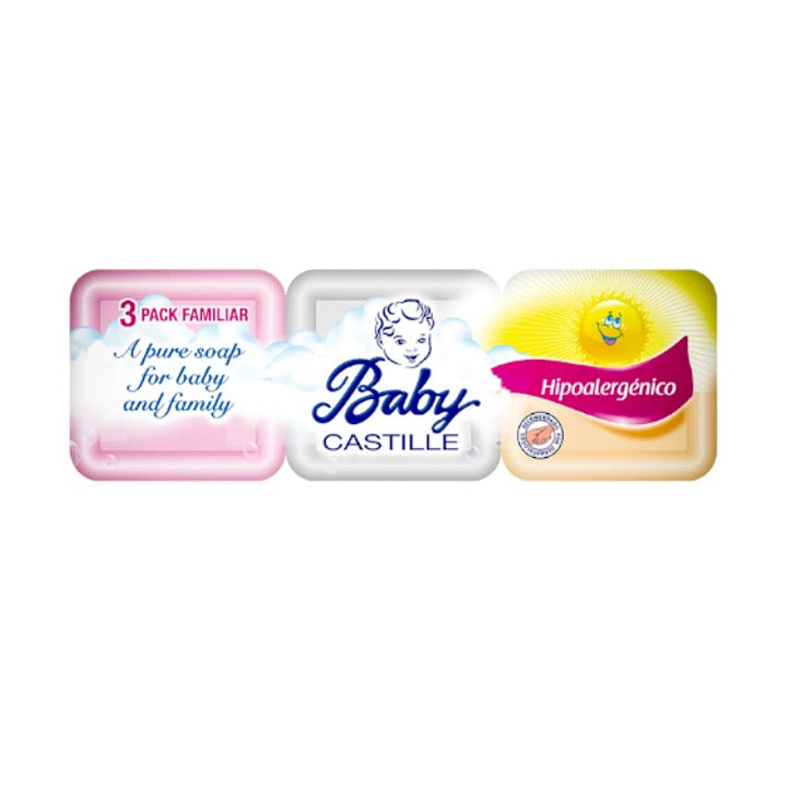JABÓN PARA BEBÉ SURTIDO 3PACK 285GR