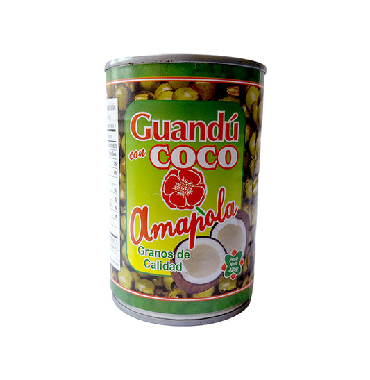 GUANDU CON COCO AMAPOLA 425GR