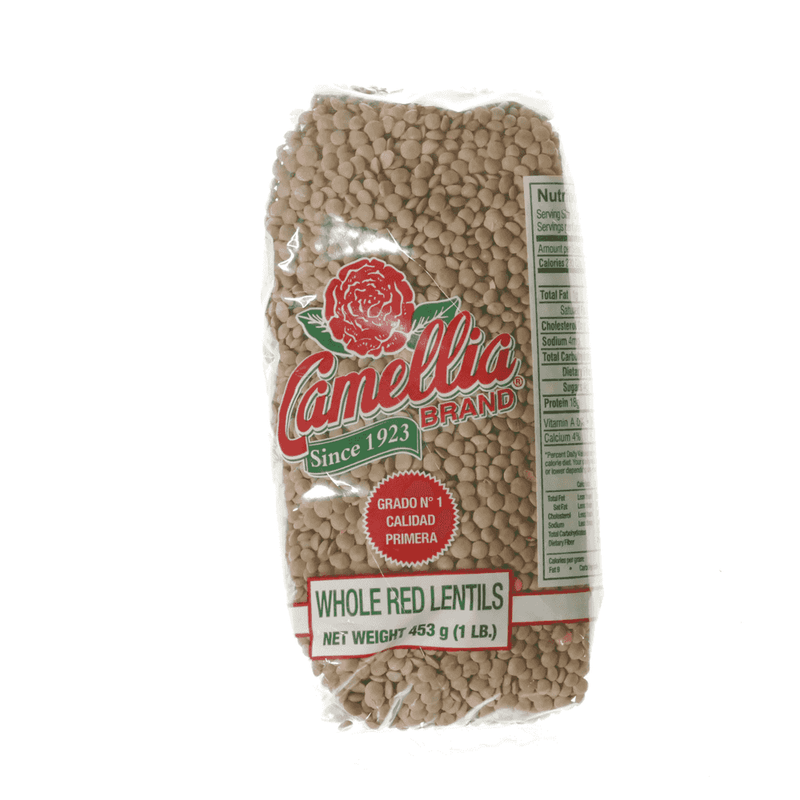 LENTEJAS ROJA ENTERAS CAMELIA 1LB