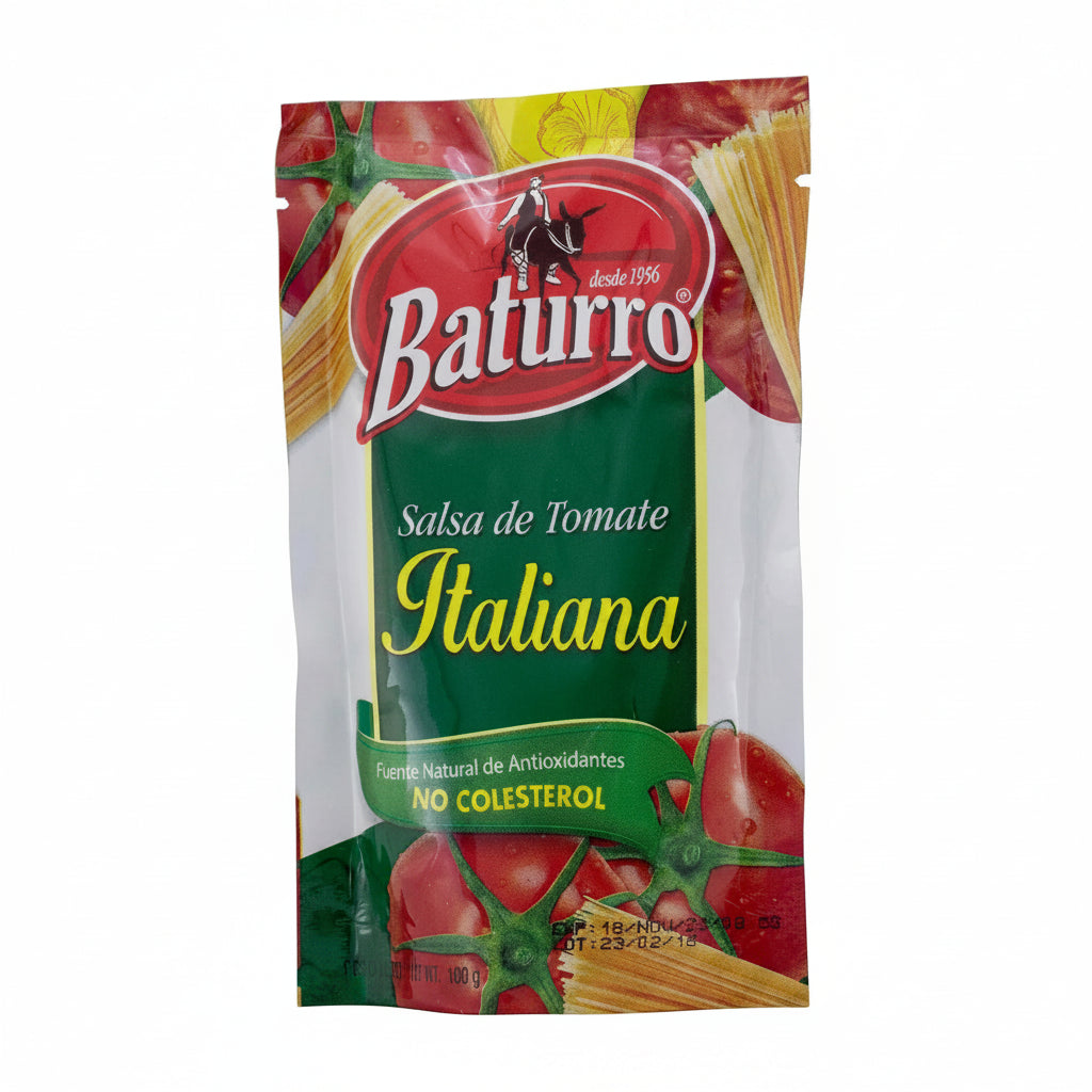 SALSA DE TOMATE ITALINA BATURRO 100GR