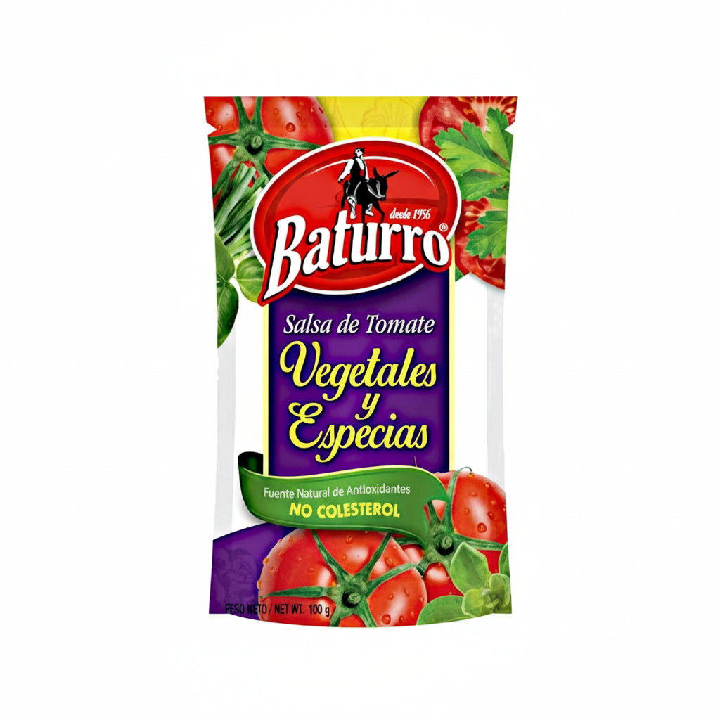 SALSA DE TOMATE VEGETALES/ESPECIAS 100GR