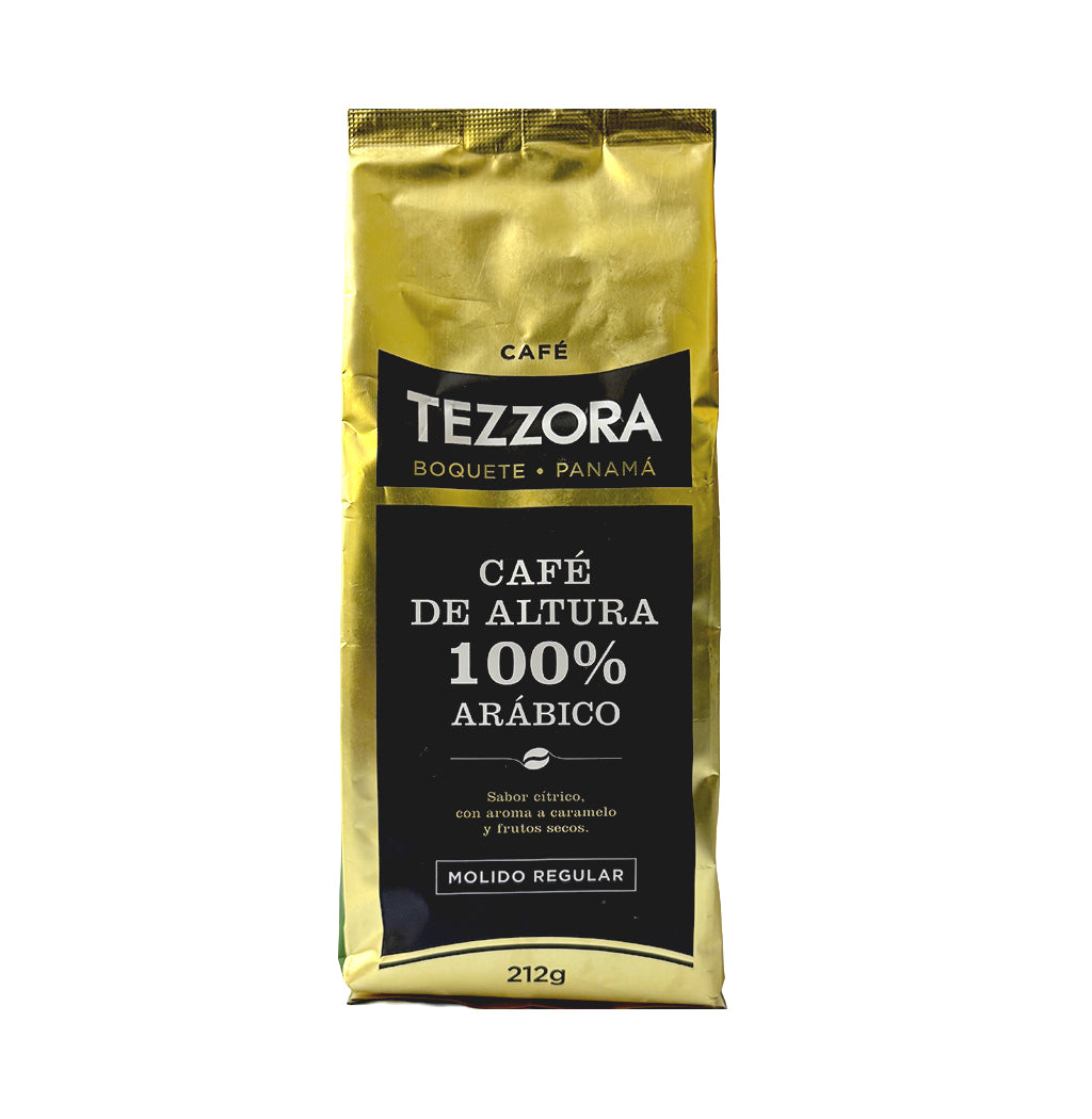 CAFÉ MOLIDO ARABICA BOQUETE TEZZORA 212GR