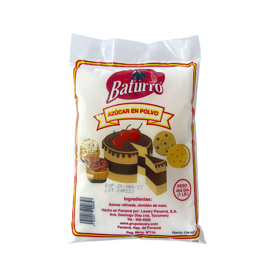 AZUCAR MICRO PULVERIZADA BATURRO 454GR