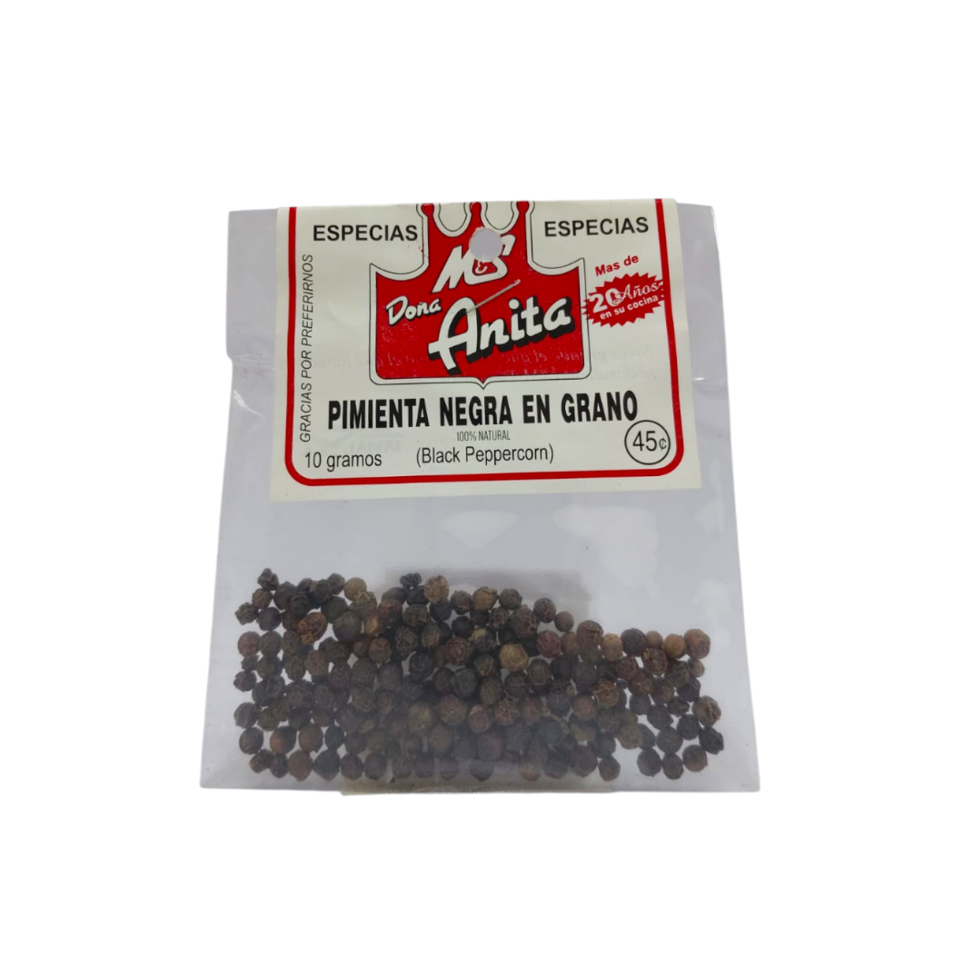 PIMIENTA NEGRA EN GRANO DOÑA ANITA 11GR