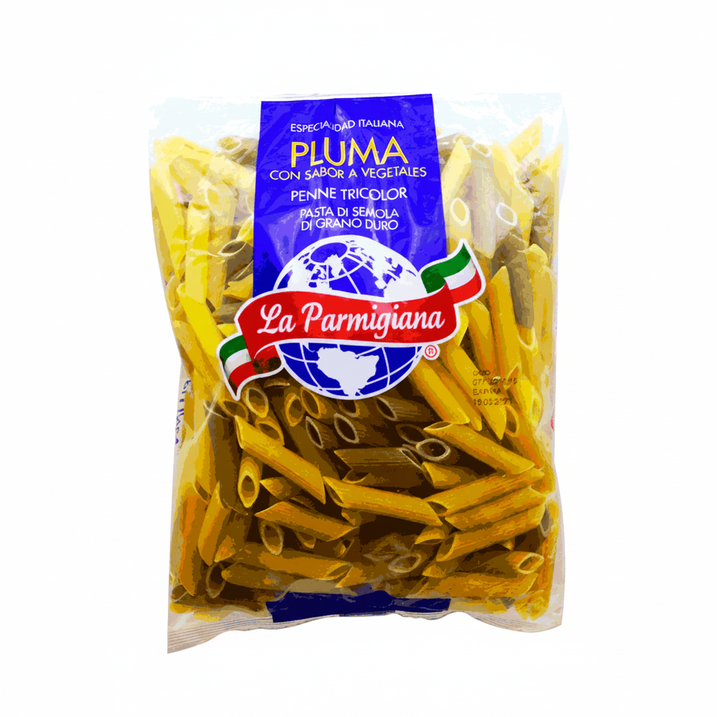 PASTA PLUMA TRICOLOR LA PARMIGIANA 454GR