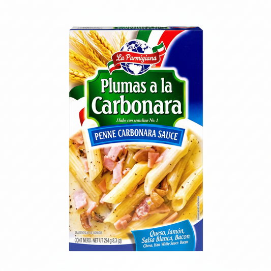 PASTA PLUMA A LA CARBONARA LA PARMIGIANA 264GR