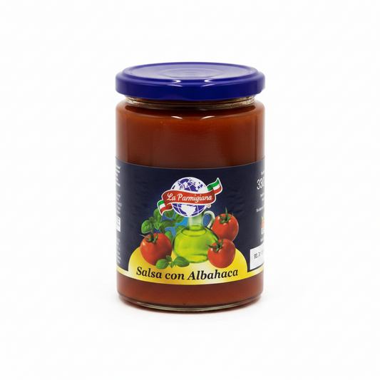 SALSA DE TOMATE ALBAHACA LA PARMIGINA 330GR