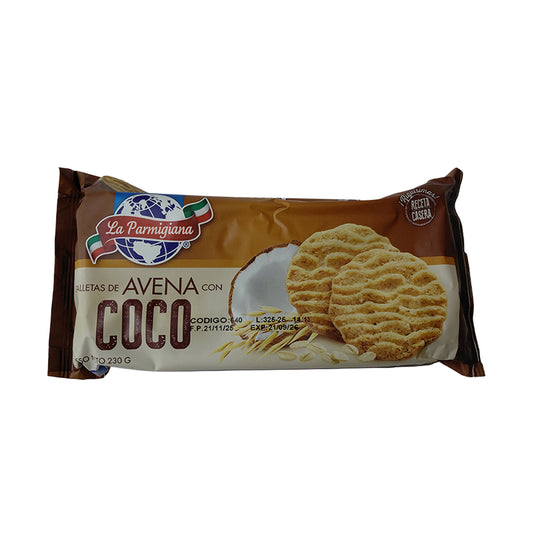 GALLETAS DE AVENA/COCO LA PARMIGIANA 230GR