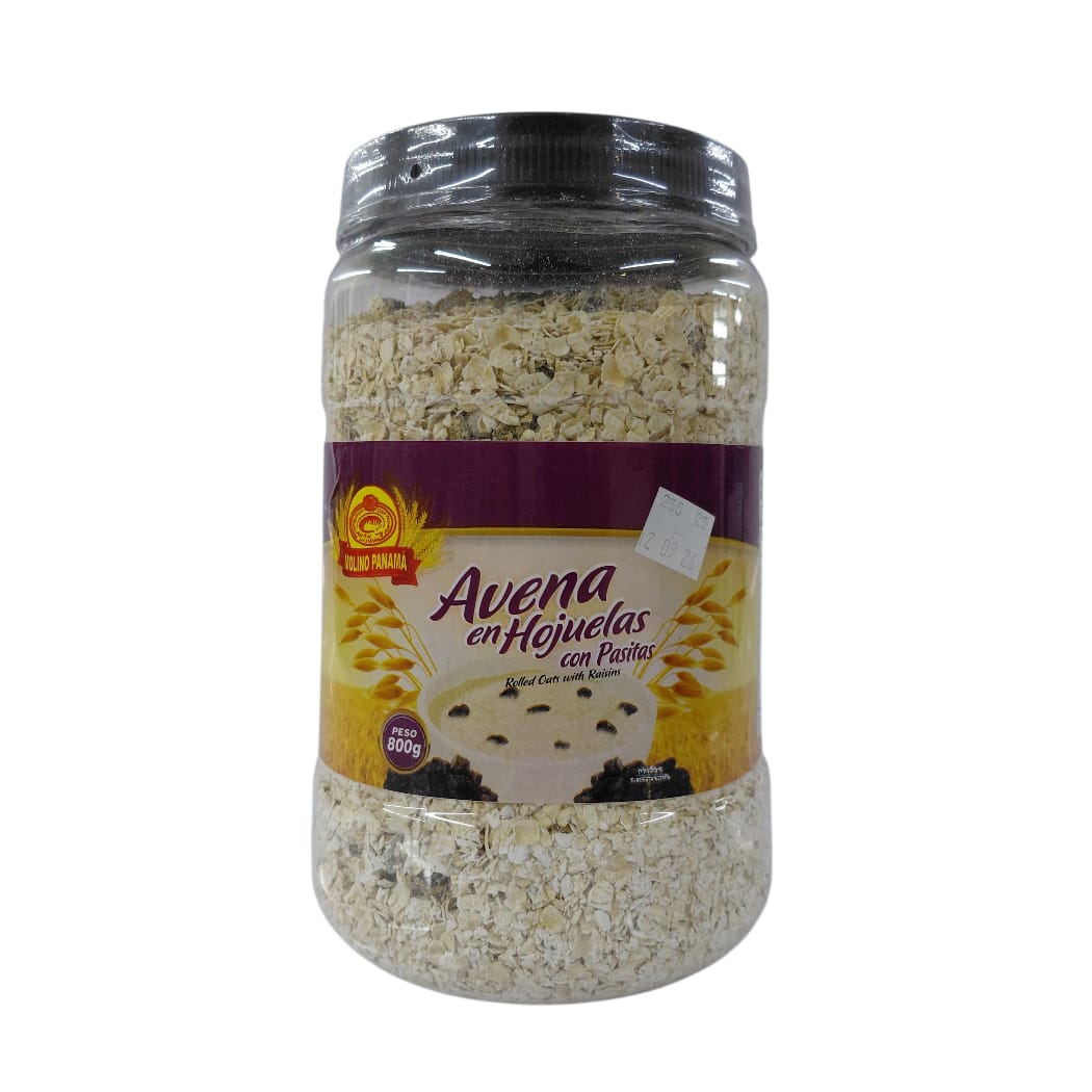 AVENA HOJUELA PASITAS MOLINO PMA 800GR
