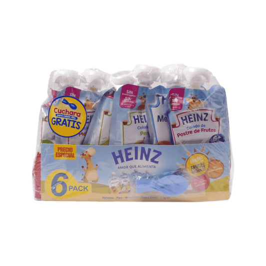 6PCK COLADO SURTIDOS HEINZ 113GR