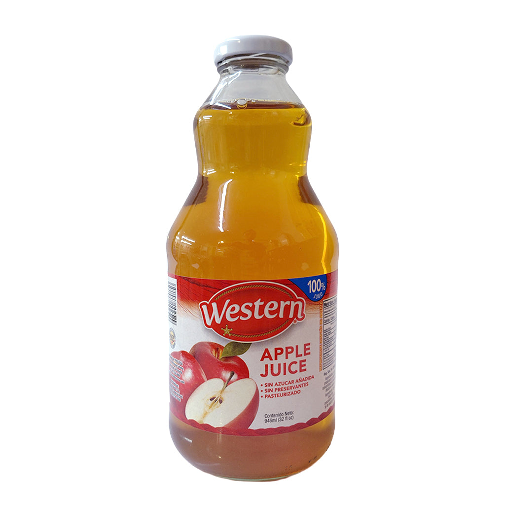 JUGO DE MANZANA WESTERN 32OZ