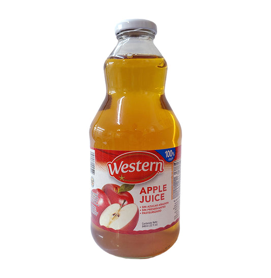 JUGO DE MANZANA WESTERN 32OZ