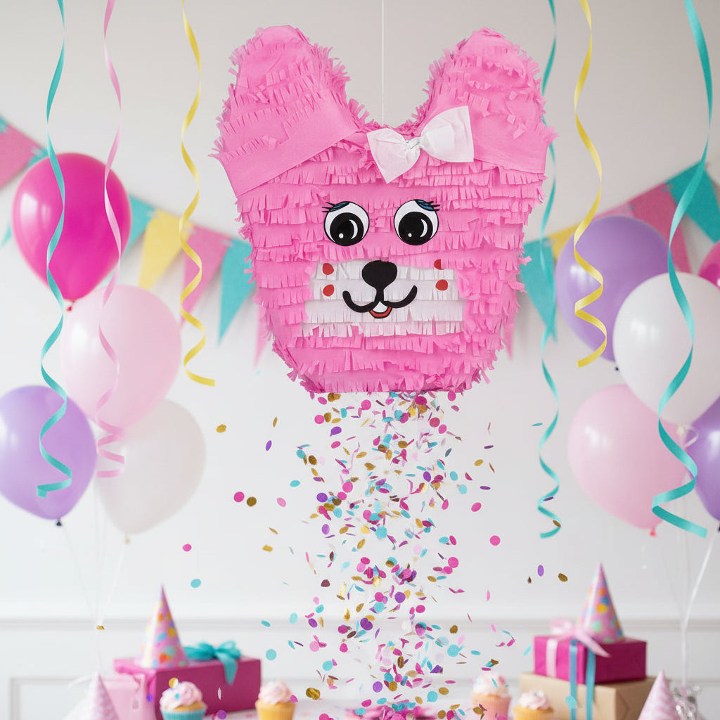 PIÑATA DE RATONCITA ROSADA