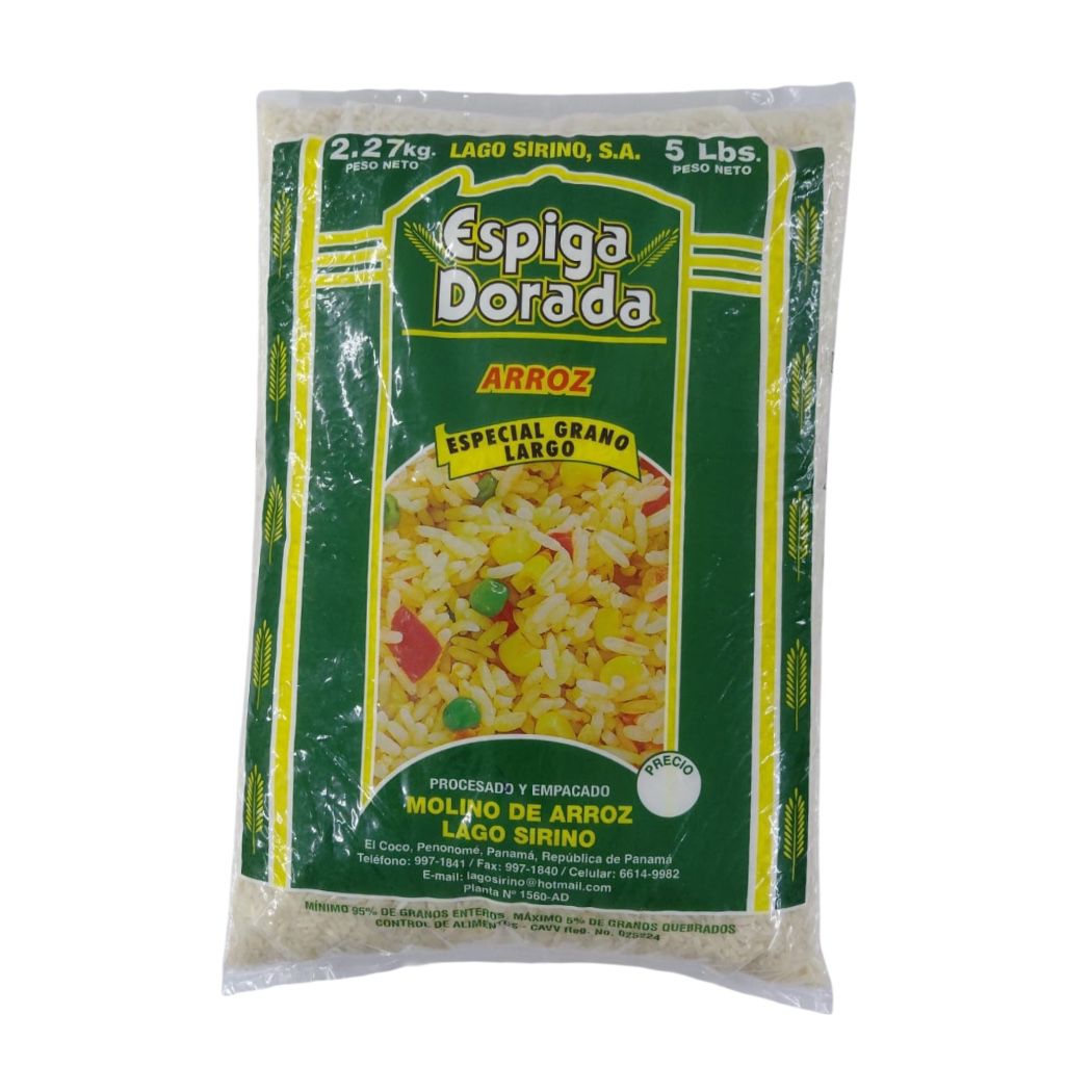 ARROZ ESPECIAL ESPIGA DORADA 5LB