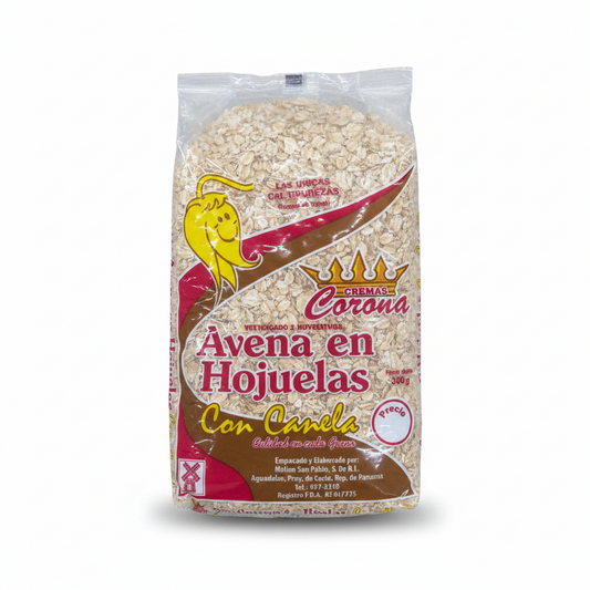 AVENA HOJUELA CON CANELA CORONA 300GR