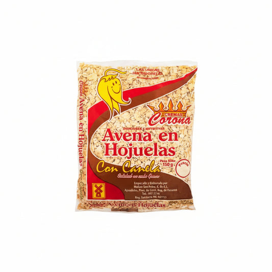 AVENA HOJUELA CON CANELA CORONA 150GR