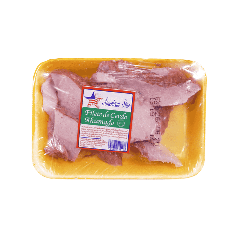 FILETE CERDO AHUMADO AMERICAN STAR 340G