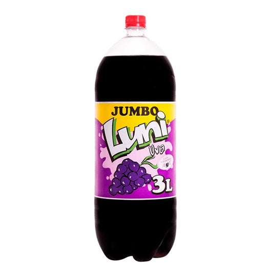 GASEOSA DE UVA JUMBO PET LUNI 3L