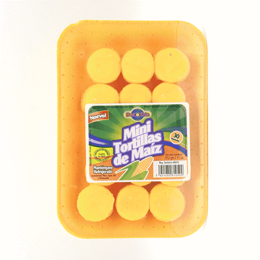 MINI TORTILLAS DE MAIZ DEL DIA 312GR
