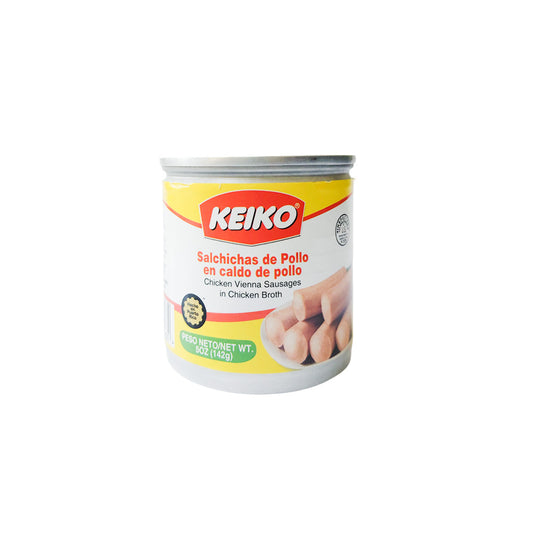 SALCHICHA LATA VIENA POLLO KEIKO 142GR