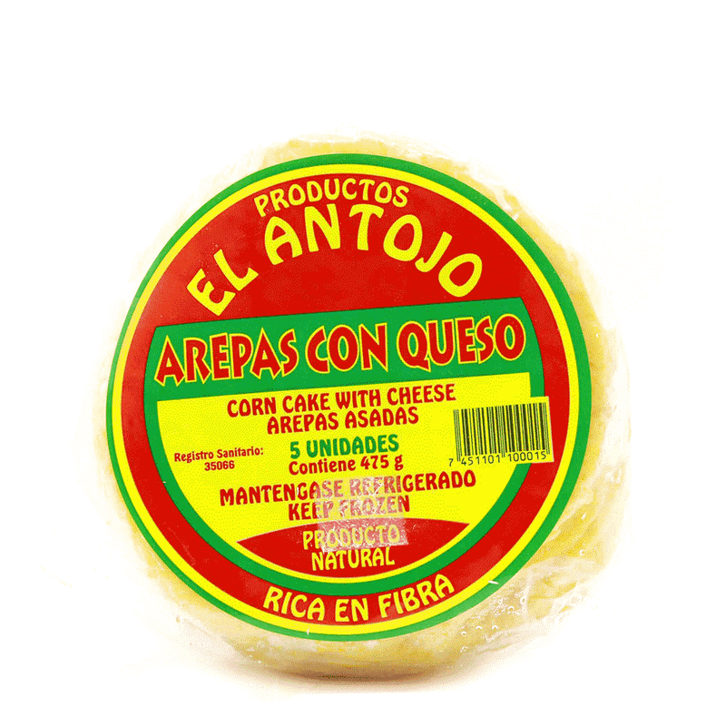 AREPAS CON QUESO EL ANTOJO 5U