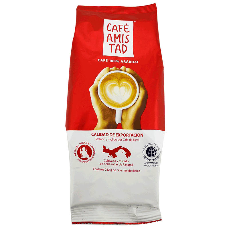 CAFÉ ARABICO MOLIDO AMISTAD 212GR