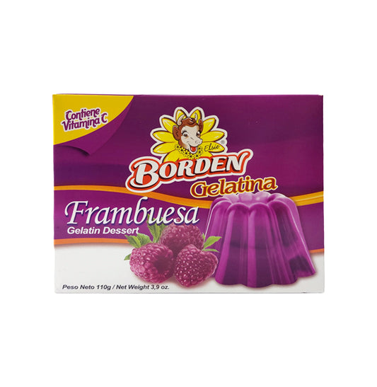 GELATINA DE FRAMBUESA BORDEN 110GR